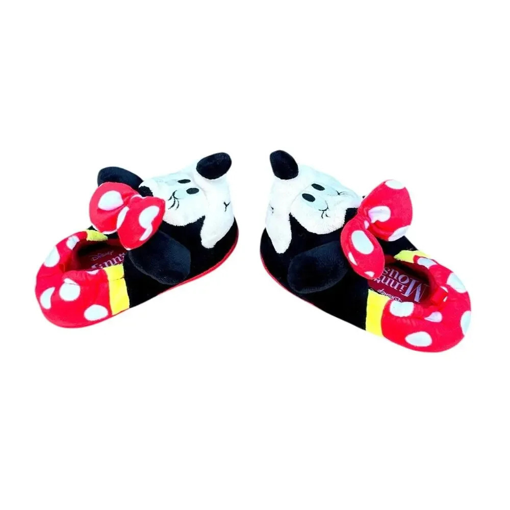 Disney Minnie Mouse Toddler Girls' Slippers Size 7/8‎